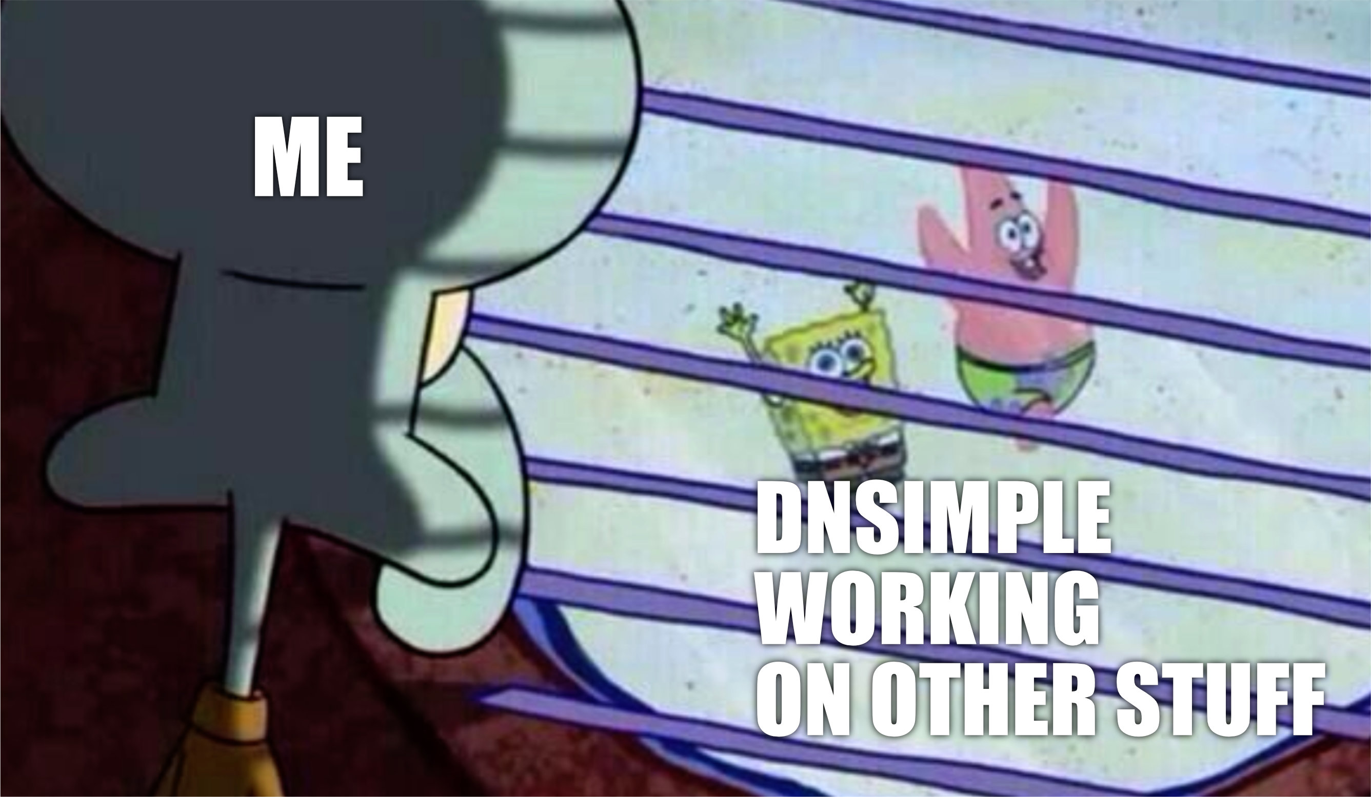 Me. DNSimple working on other stuff